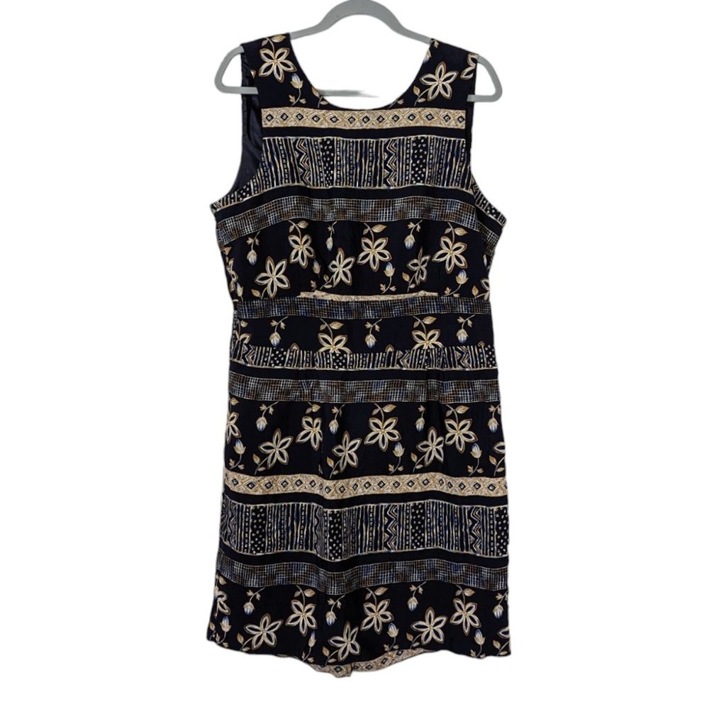 Women's Sunshine Starshine sleeveless midi dress, multi, size 14
